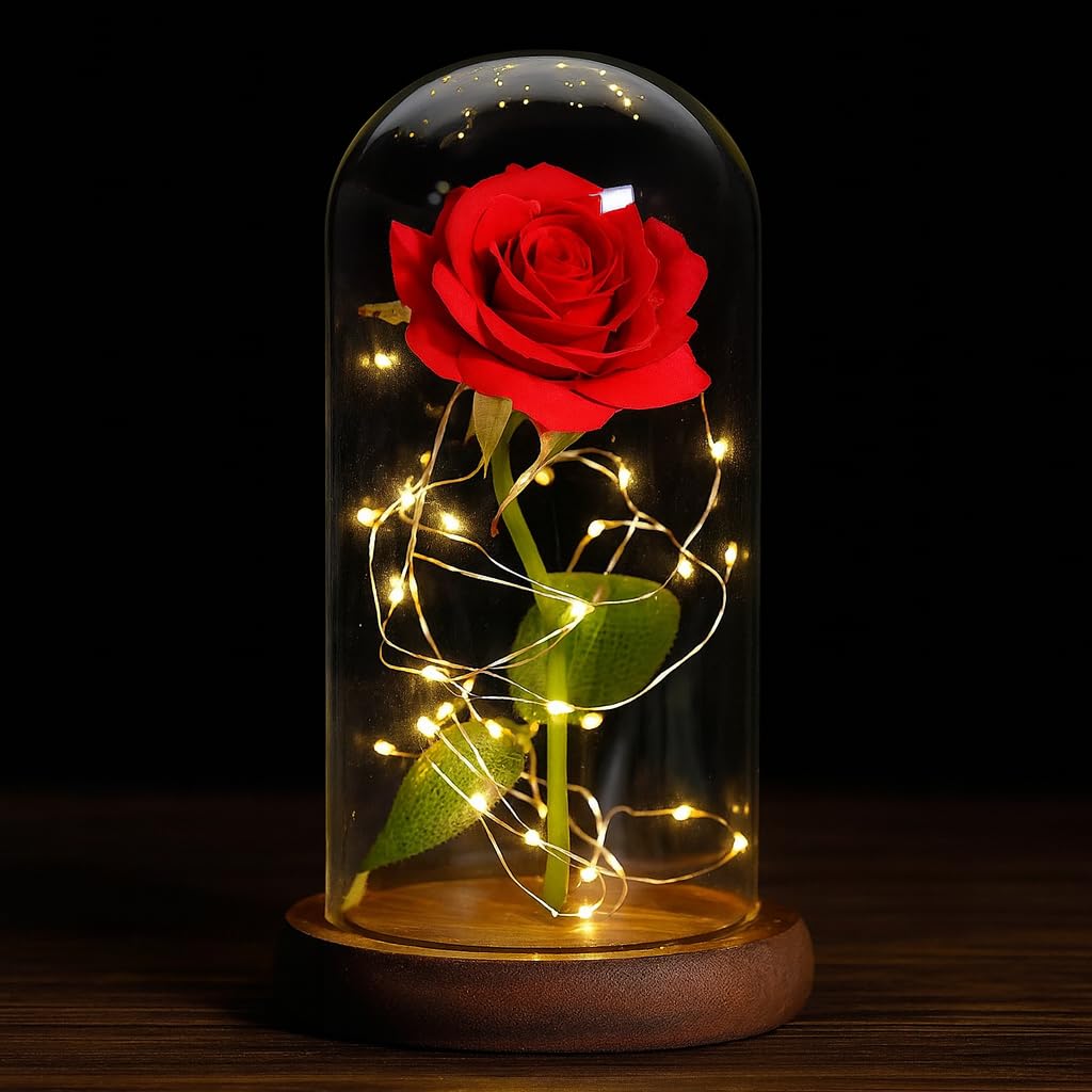 ENFEITE DE ROSA GERAL - VERMELHA15CM