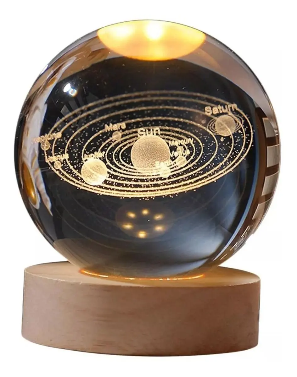 Globo Com Led Decorativo - Sistema Solar
