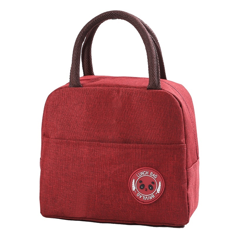Bolsa Térmica Lancheira Ursinho - Vinho