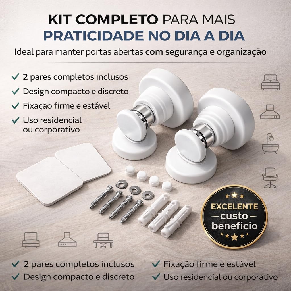 Trava Porta Magnético Premium - 1 UNI
