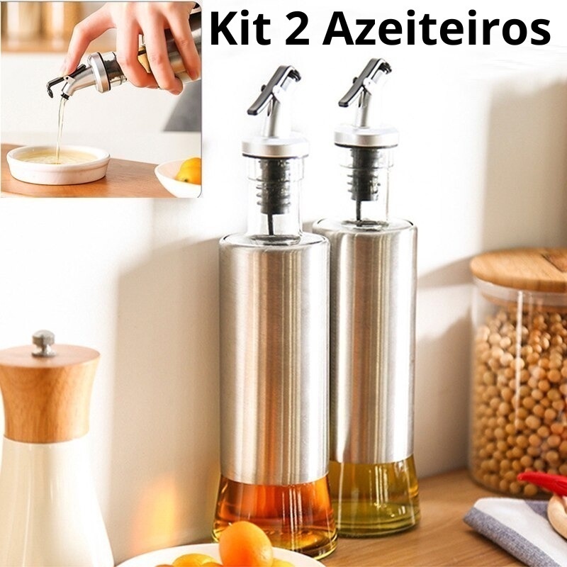 Kit Galheteiro de Azeite c Dosador