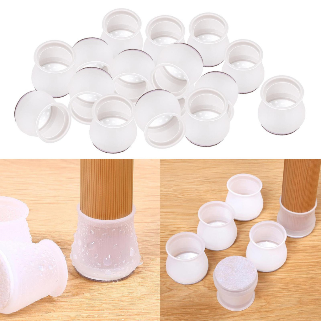 Kit Protetores de Silicones de Pé de Mesa