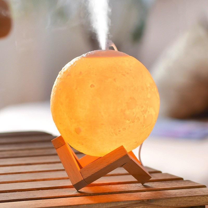 Luminária de Lua Umidificadora 3D