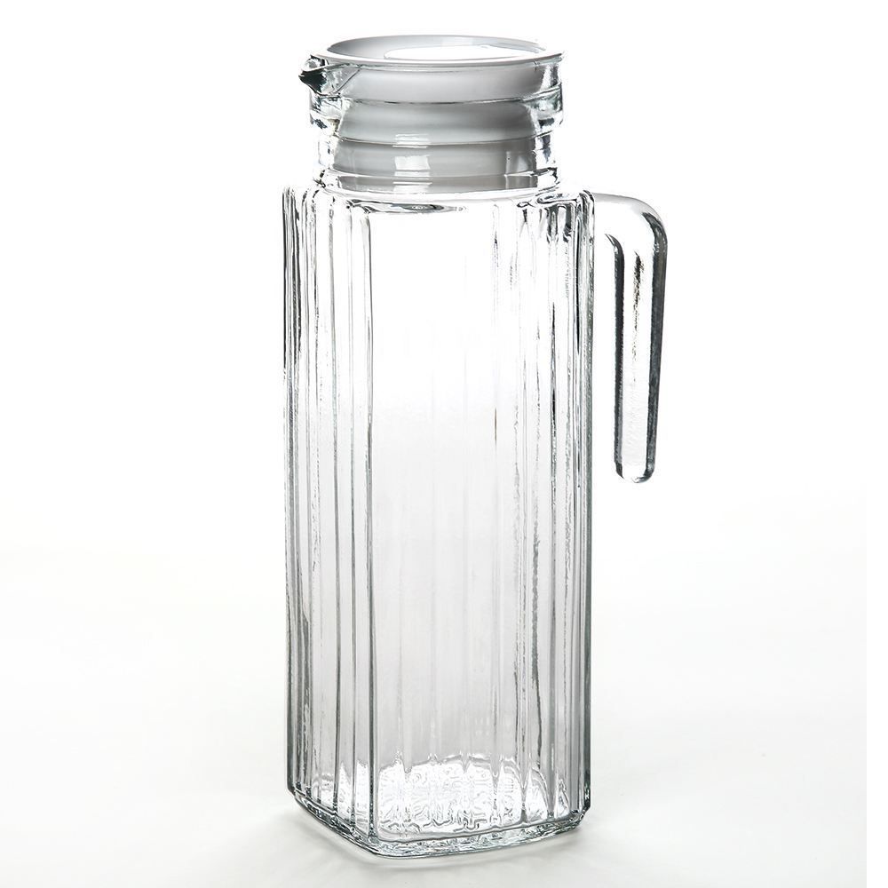 Jarra De Vidro Com Tampa 1,2 L