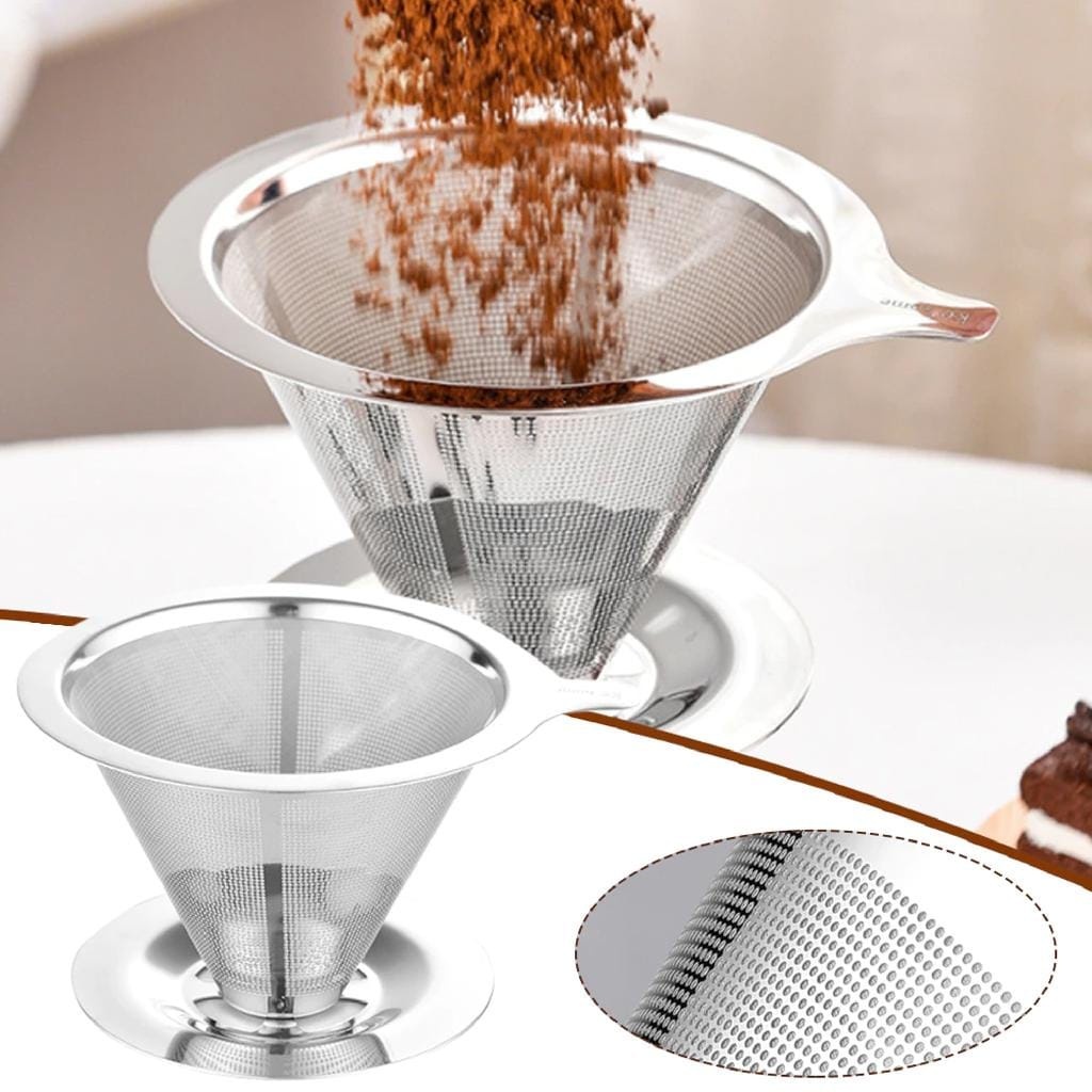 Filtro De Café de Inox Prata