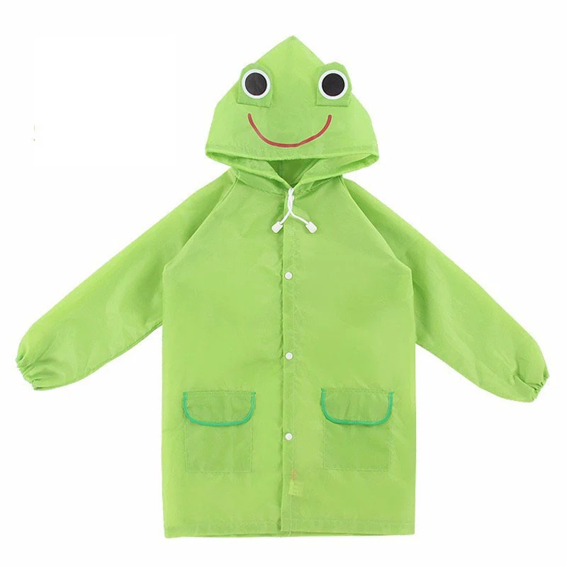 Capa De Chuva Infantil Verde - Sapo