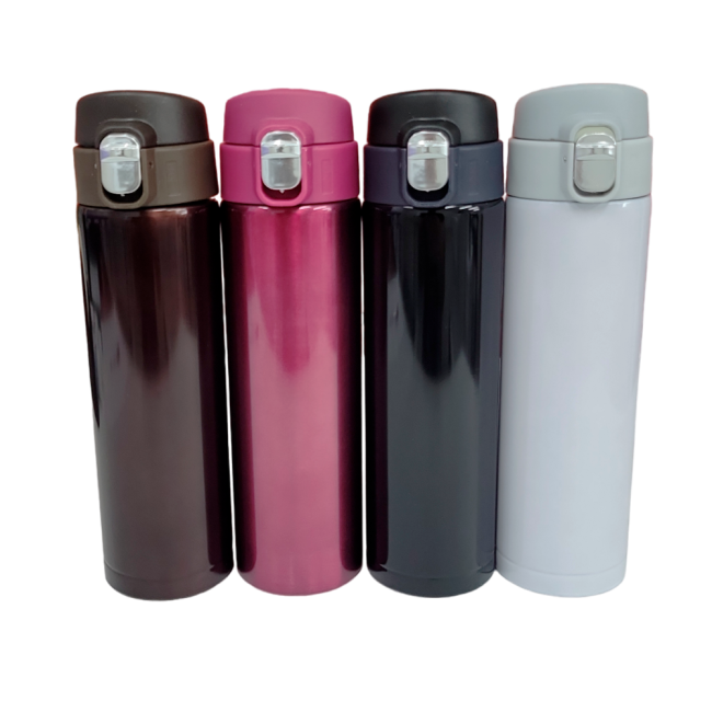 Garrafa Push Lisa 500ML Isotérmica