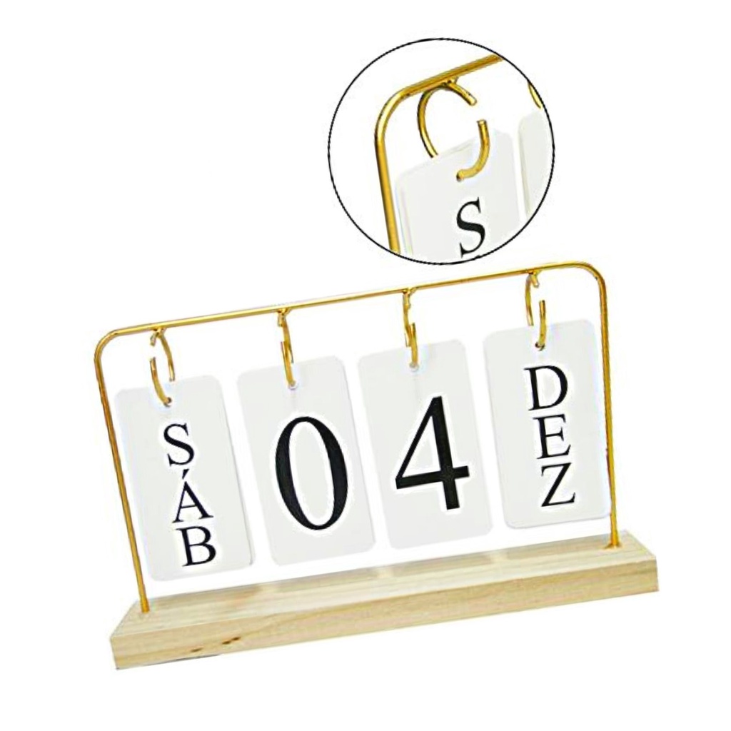Calendário Decorativo MDF