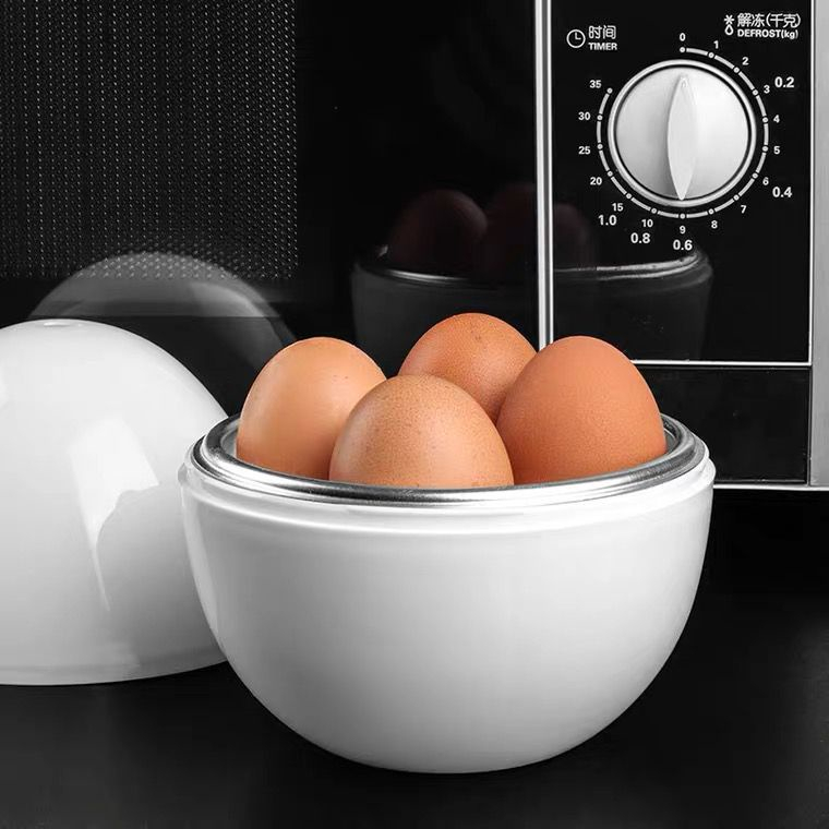 Pote Cozedor Para 4 Ovos de Microondas