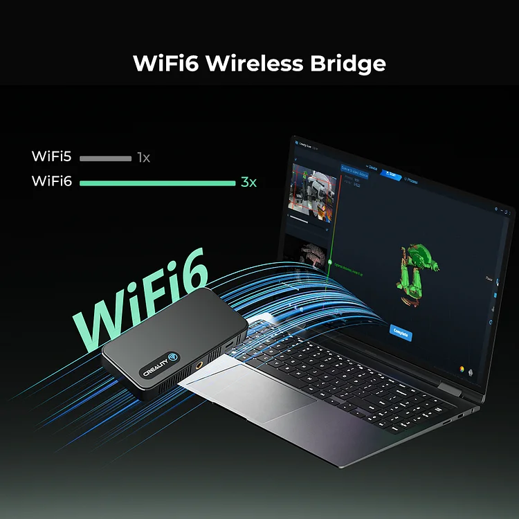 Creality CR-Scan Ferret Pro em detalhe