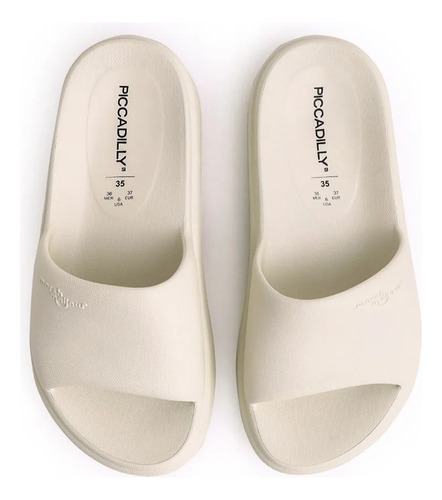 Chinelo Ortopédico Marshmallow Slide Nuvem Conforto Esporão - Off white - 37 BR