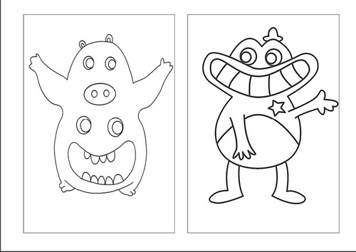 100 Desenhos Garten Of Banban Para Colorir E Pintar  50 Folhas Avulsas A4! 2 Desenhos Por Folha!