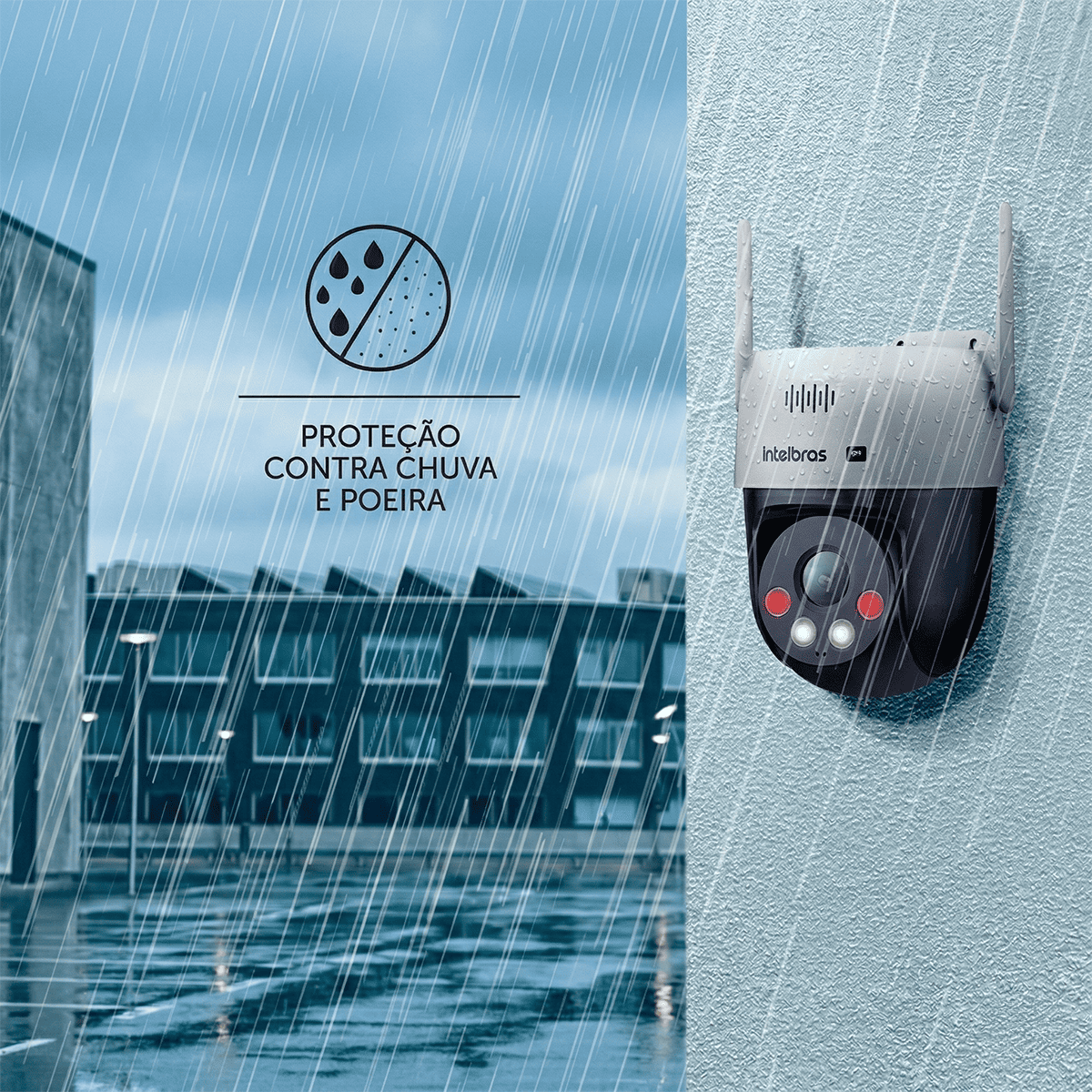 Câmera Mini Speed Dome Wi-fi Intelbras - VIPW 1300 MINI SD