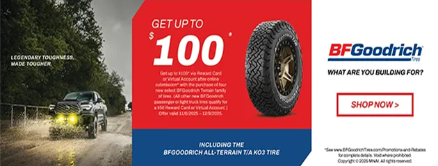BFGoodrich December 2025 Rebate
