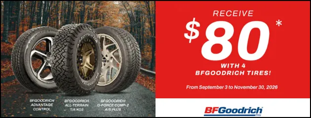 BFGoodrich October 2026 Rebate