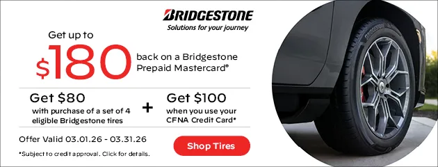 Bridgestone March Rebate 2026