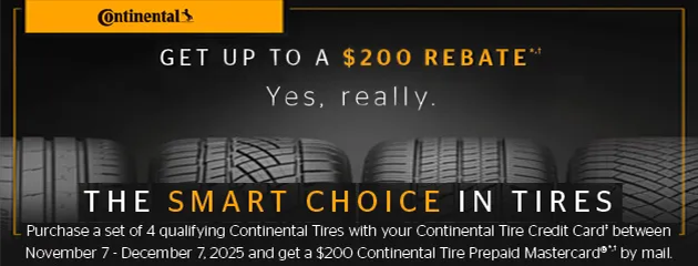 Continental December 2025 Rebate