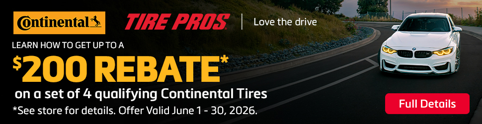 Continental Tire Pros June 2026 Rebate