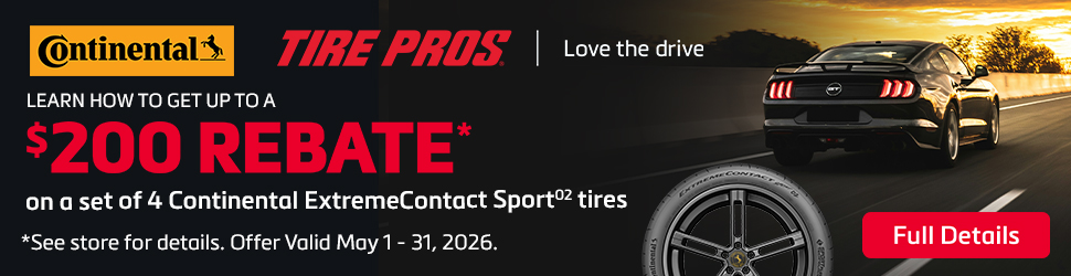 Continental Tire Pros May 2026 Rebate