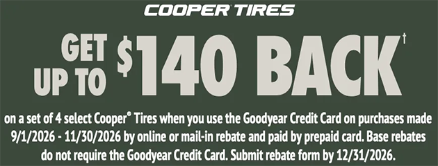 Cooper October Rebate 2026