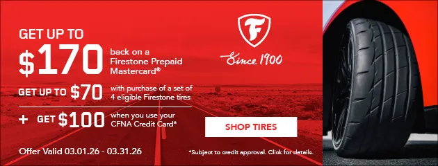 Firestone March 2026 Rebate