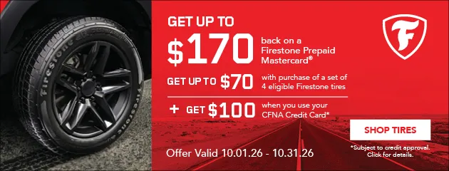 Firestone October 2026 Rebate