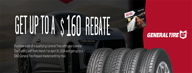 General Tire Rebate April 2026