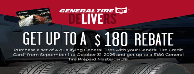 General Tire Rebate October 2026