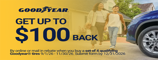 Goodyear October Rebate 2026