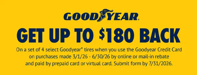 Goodyear Spring Rebate 2026