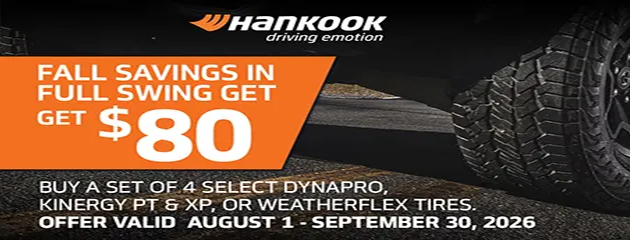Hankook September 2026 Rebate