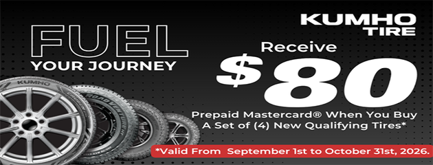 Kumho Rebate October 2026