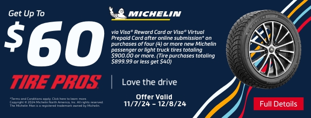 Michelin Tire Pros Winter Rebate 2024