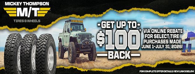 Mickey Thompson July 2026 Rebate