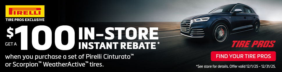 Pirelli 2025 December Rebate - Tire Pros