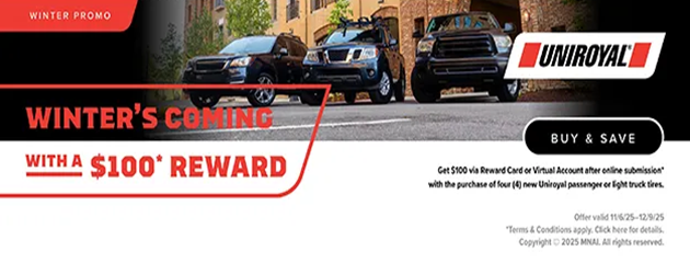 Uniroyal December 2025 Rebate