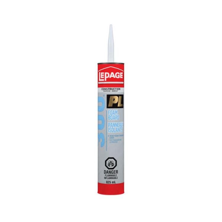 LePage PL 300 Foam Board Adhesive 295 mL Tube at Slegg Building Materials