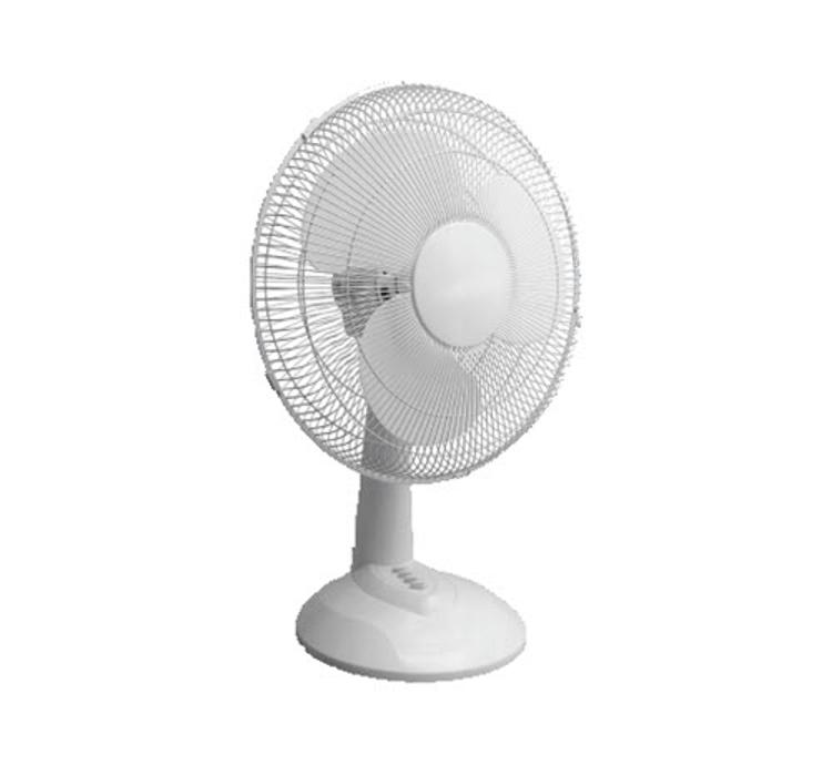 16 in Oscillating Table Fan / White at Slegg Building Materials