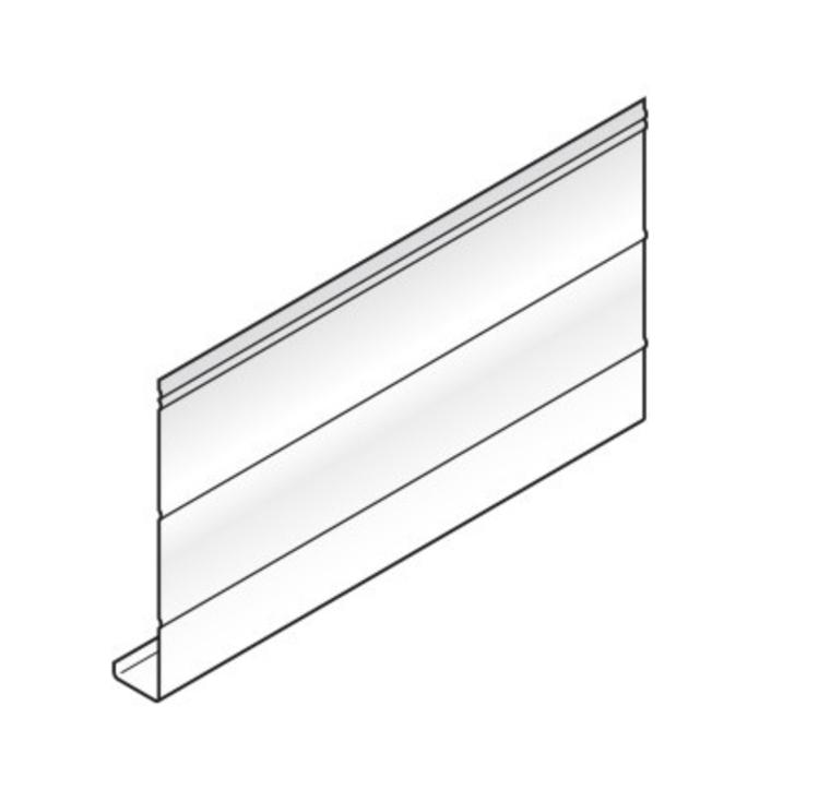 1 in x 6 in x 10 ft Aluminum Fascia / White at Slegg Building Materials