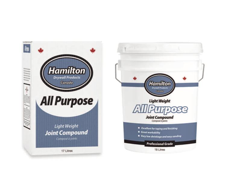 Hamilton Drywall Products Canada ALL PURPOSE Joint Compound 17 L Box at Slegg Building Materials