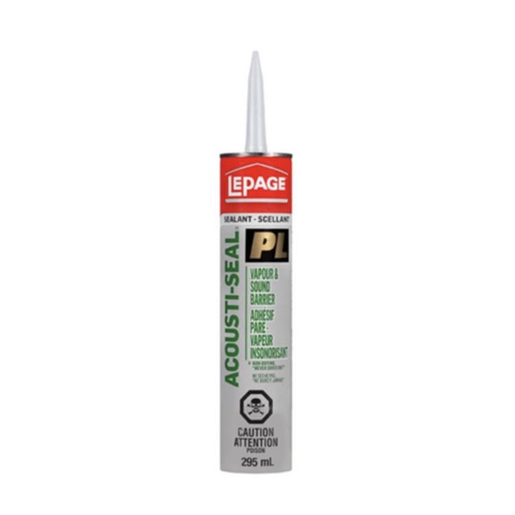 LePage PL AcoustiSeal Vapor Barrier and Sound Reduction Adhesive 825