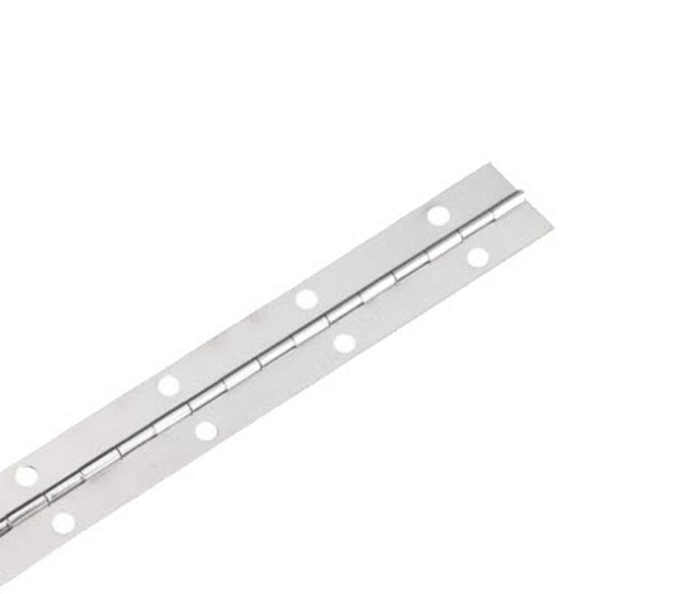 1 1/2 in x 72 in Richelieu Hardware Piano Hinge / Nickel at Slegg