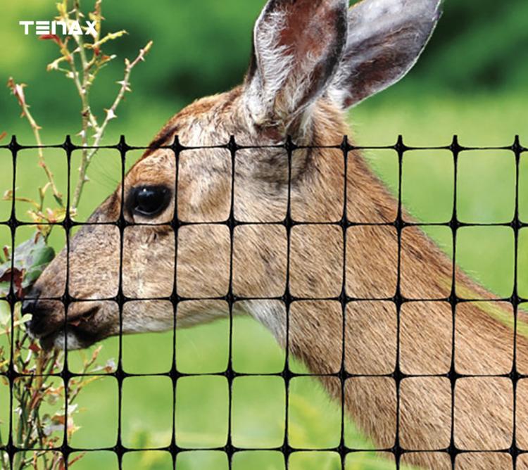84 in x 100 ft TENAX Black Plastic Deer Fence at Slegg Building Materials