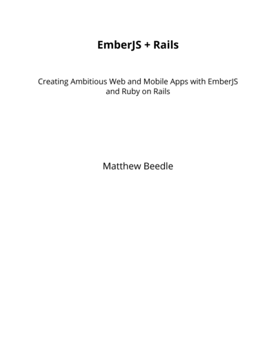 EmberJS + Rails