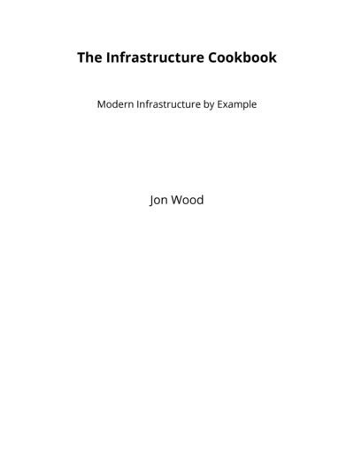 The Infrastructure Cookbook