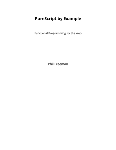 PureScript by Example