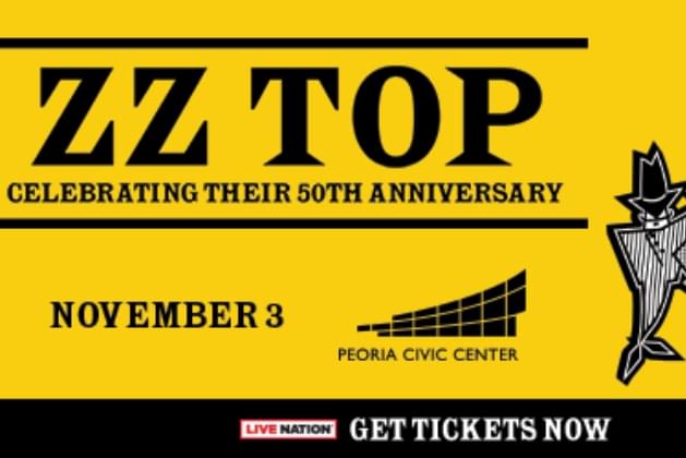 ZZ Top Set To Rock The Peoria Civic Center!