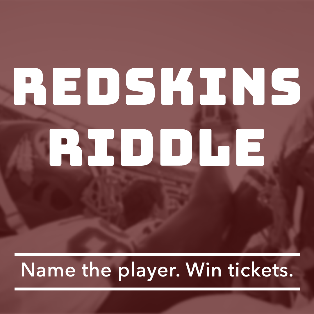 Redskins Riddle: Win Redskins vs Jets Tickets!