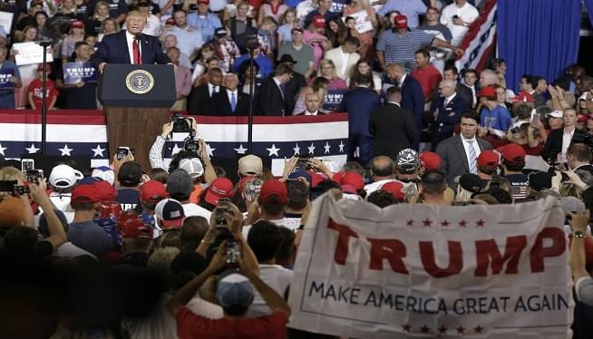 Trump rally AP