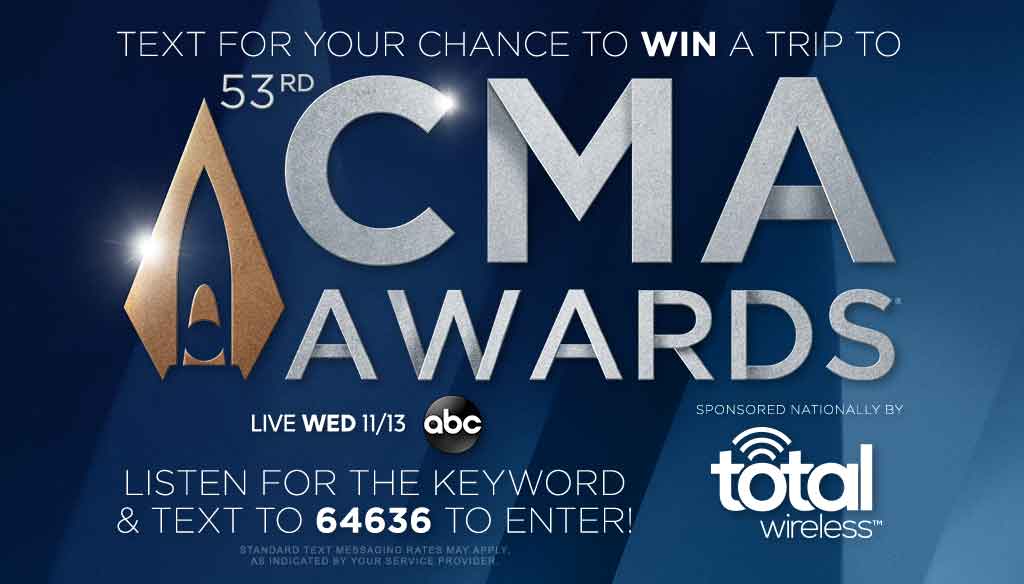 CMA Awards 2019 Text to Win